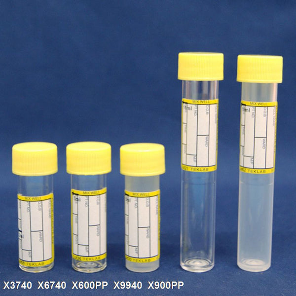 X9940 - 10.0mL Fluoride Oxalate - Sodium Fluoride & Potassium Oxalate 15x96mm Polystyrene Tubes