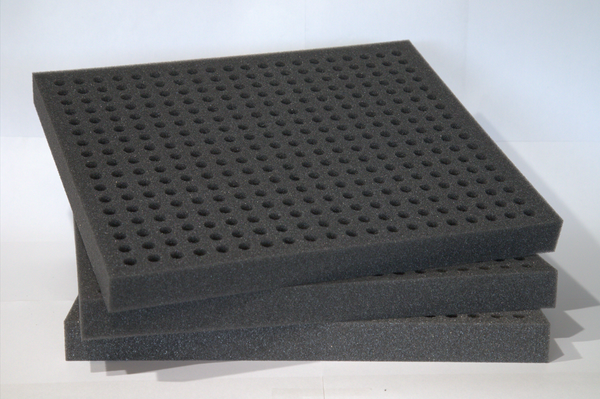 RKF20/30 -  Foam racks 30mm deep to hold 340 10mm tubes in a 17x20 matrix.