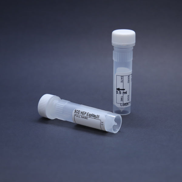 NH100PP - 0.5mL Sodium Heparin 10x45 Polypropylene Tube