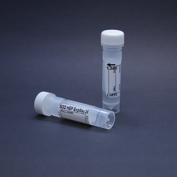 NH200PP - 1.3mL Sodium Heparin 10x45 Polypropylene Tube