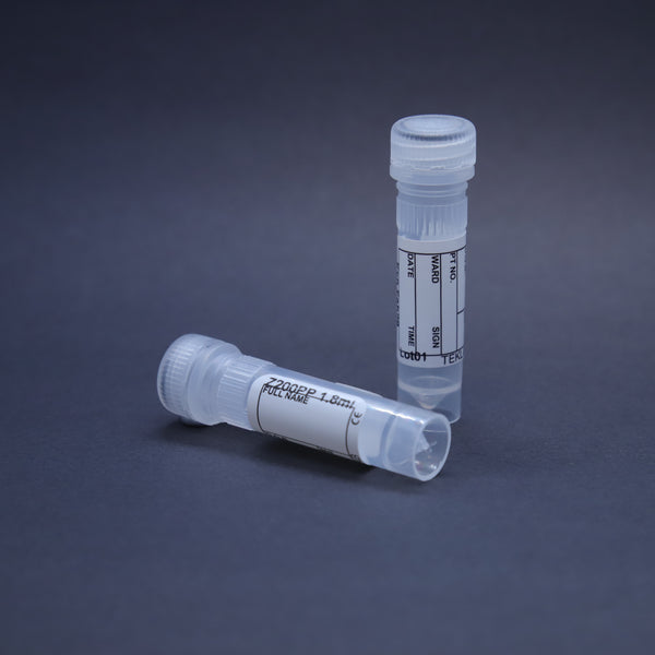 Z200PP - 1.8mL Labelled and Capped, Plain tube, 10x45mm